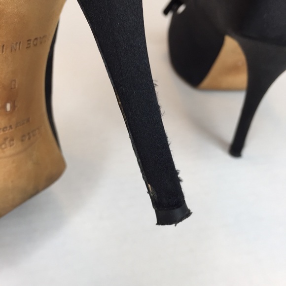 Kate Spade Satin Heels With Sequined Ruffles - Picture 5 of 8